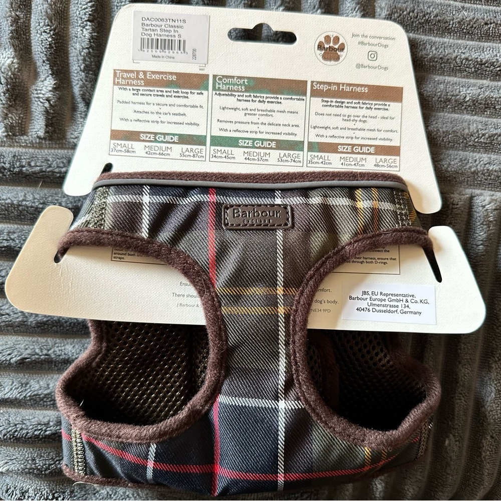 Barbour Step In Dog Harness (Small)